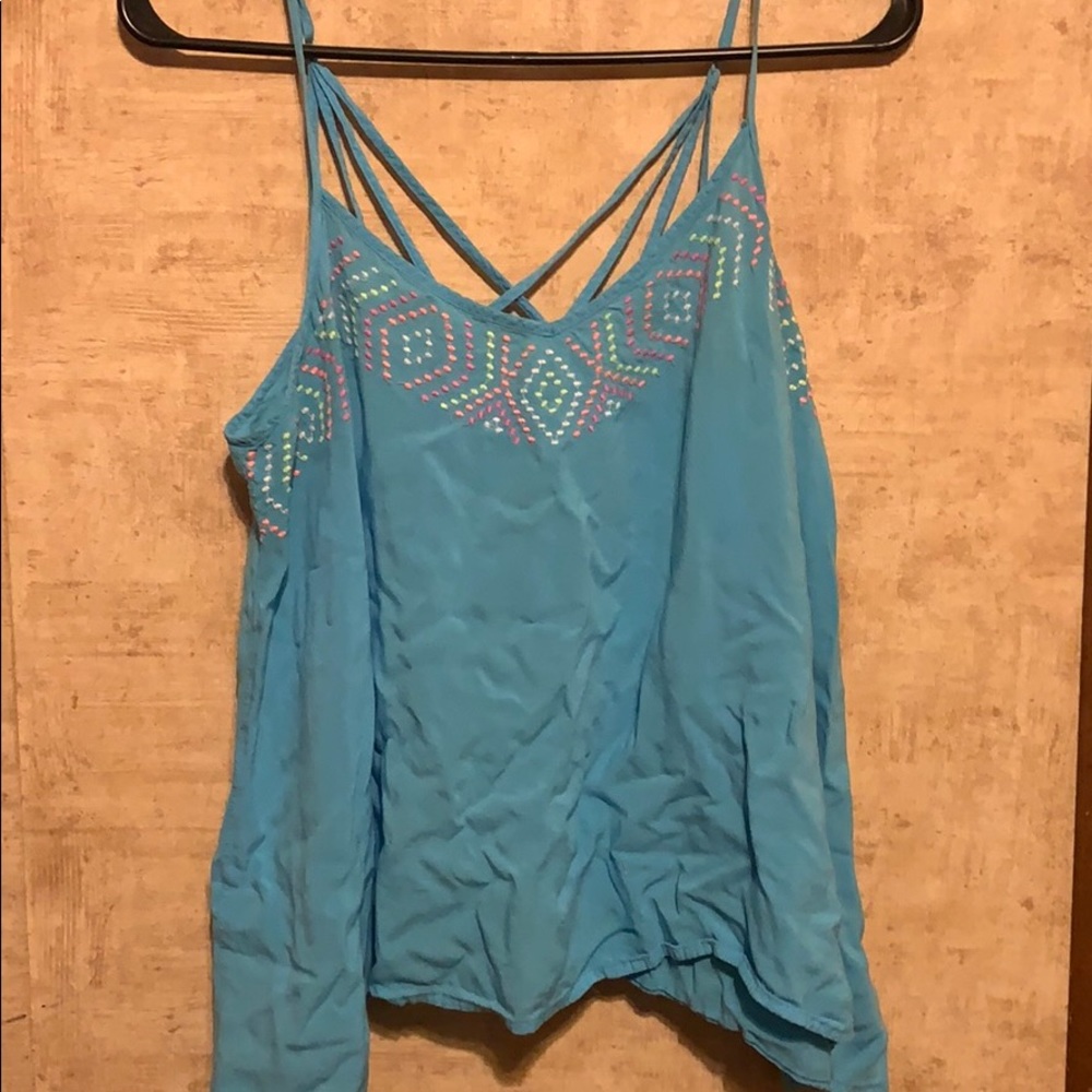 Flowy crop tank